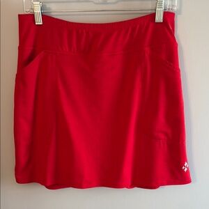 Red Athletic Skirt